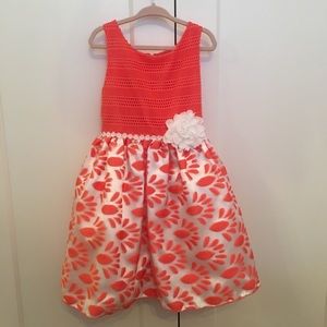 Sweet Heart Rose Laser cut size 6 dress